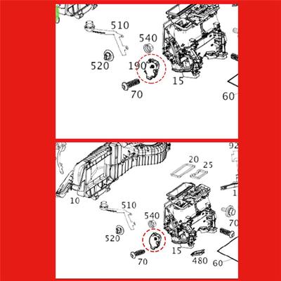 Acționator Ușă Aer Climatizare Mașină Motor Servo Aer Condiționat Motor Evaporator 1699060100 Pentru Mercedes-Benz Clasa A B C E W205 W213 W246-A87Q