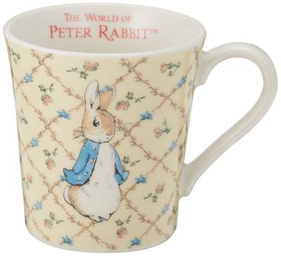 Yamaka Shoten Peter Rabbit Mug, Large, 300ml, Cute Tableware, Peter Rabbit Merchandise, Mother's Day Gift for Women, Made In Japan, PR1601-11