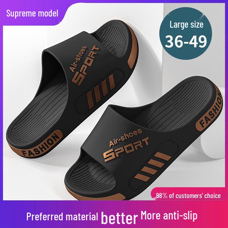 2024 Men's Outdoor Odor-Resistant Wide Cool Summer Non-Slip Slippers