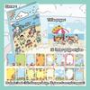 Cartoon Simple A5 Hard Shell Color Page Notebook Kawaii Anime  Homework Drawing Student Diary Handbooks Birthday Gifts