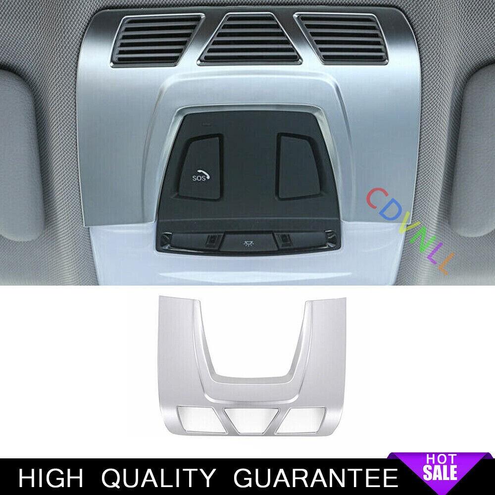 Front Reading Light Lamp Frame Trim For BMW 3 4 Series GT 2013-2019 Matte Silver