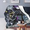 Droni Assassini Robot Coperta Uzi Portiere Horror Coperta Plaid in Flanella Decorazione per Condizionatore Estivo Morbidi Caldi Coperte