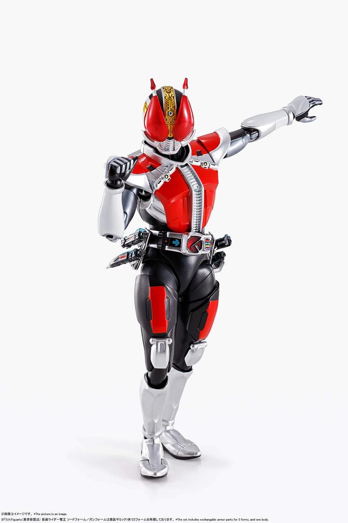 TAMASHII NATIONS Kamen Rider Sword Form 145mm Painted Movable Figure S.H.Figuarts Den-O Form/Gun (Shinketsu Shōhō) Approx. ABS&PVC