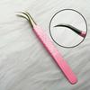 Anti-static Eyelash Extension Tweezer Stainless Steel Fiber Tip Makeup Tool  Beauty Salon