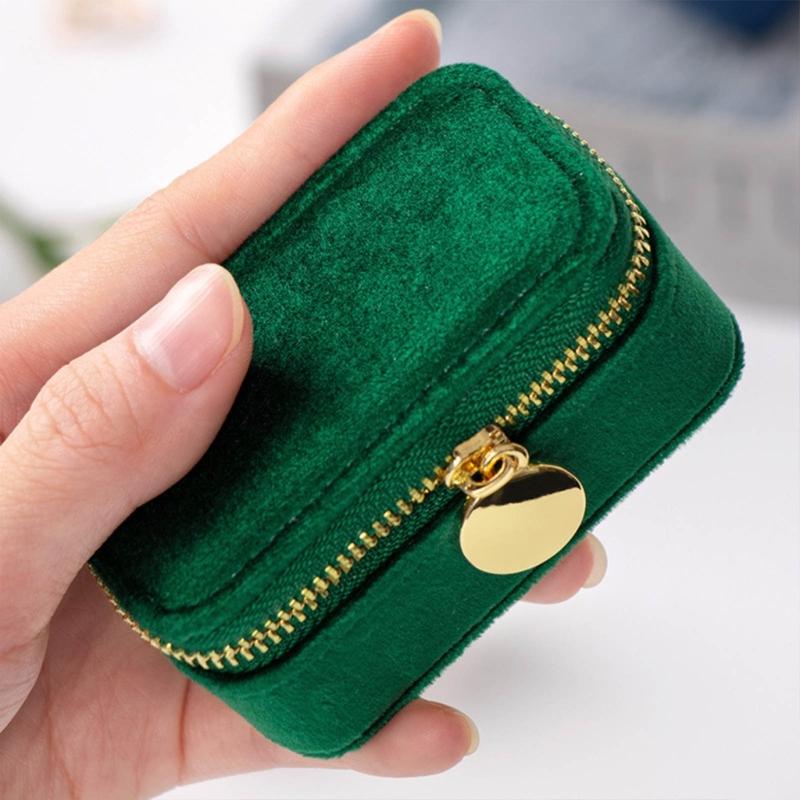 Soft Flannel Jewelry Box Storage Organizer Protect Your Beloved Accessories