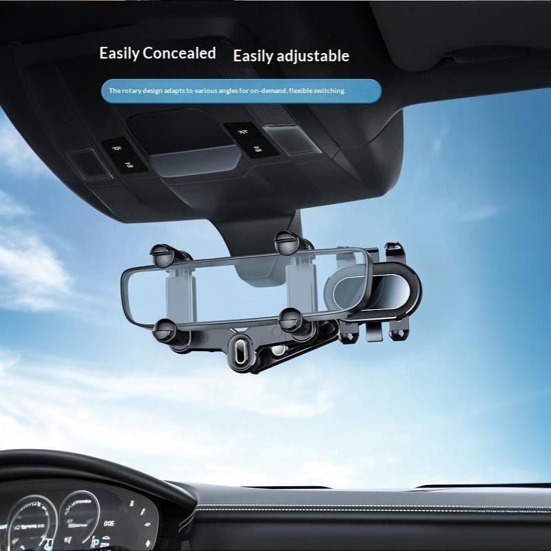 1Pcs Rearview Mirror Phone Holder For Car Retractable Multifunctional Rear View Mirror Phone Holder Universal Mount Car Phone Ho