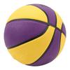 Gummi Basketball Gummi Gelb Lila Soft Touch Leicht zu Greifen Sport Basketball für Kinder Jugendliche