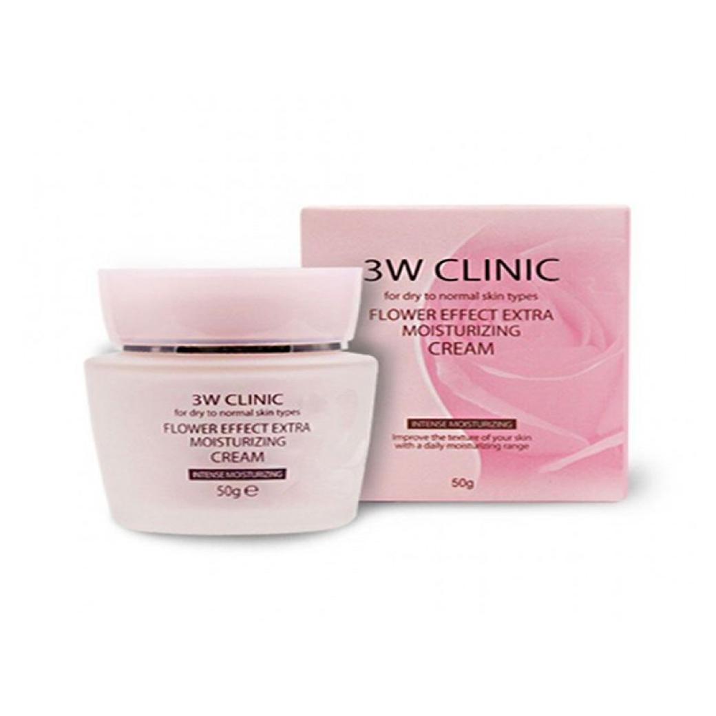 

[3W CLINIC] Экстраувлажняющий крем с цветочным эффектом 50г (Вес : 222 г)