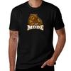Beast Mode Bär Schwarz Lustiges Fitnessstudio T-Shirt Basic Alltagsoutfit Kurzarm Tee