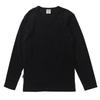 Avirex Daily Long Sleeve Size Black V-Neck T-Shirt, M, (6153480)