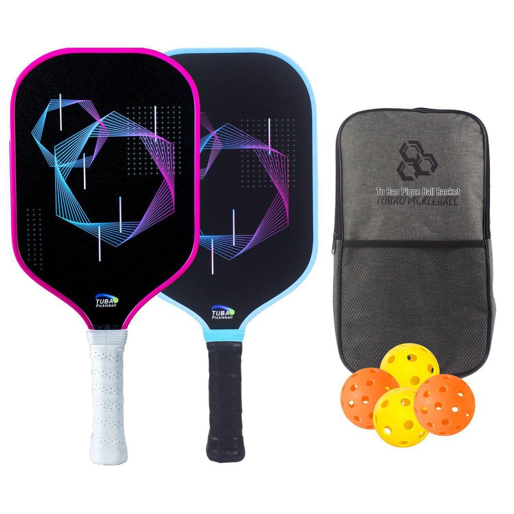 Heißverkaufendes Glasfaser-Pickleball-Schläger-Set mit verdicktem Design