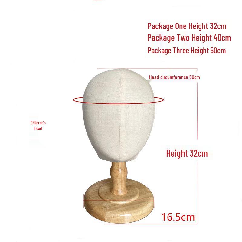 Hat and Wig Stand Model: Dummy Head Holder for Displaying Hats, Wigs, and Accessories