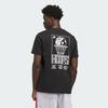 Adidas Hoops T Shirts Men's Black Crew Neck