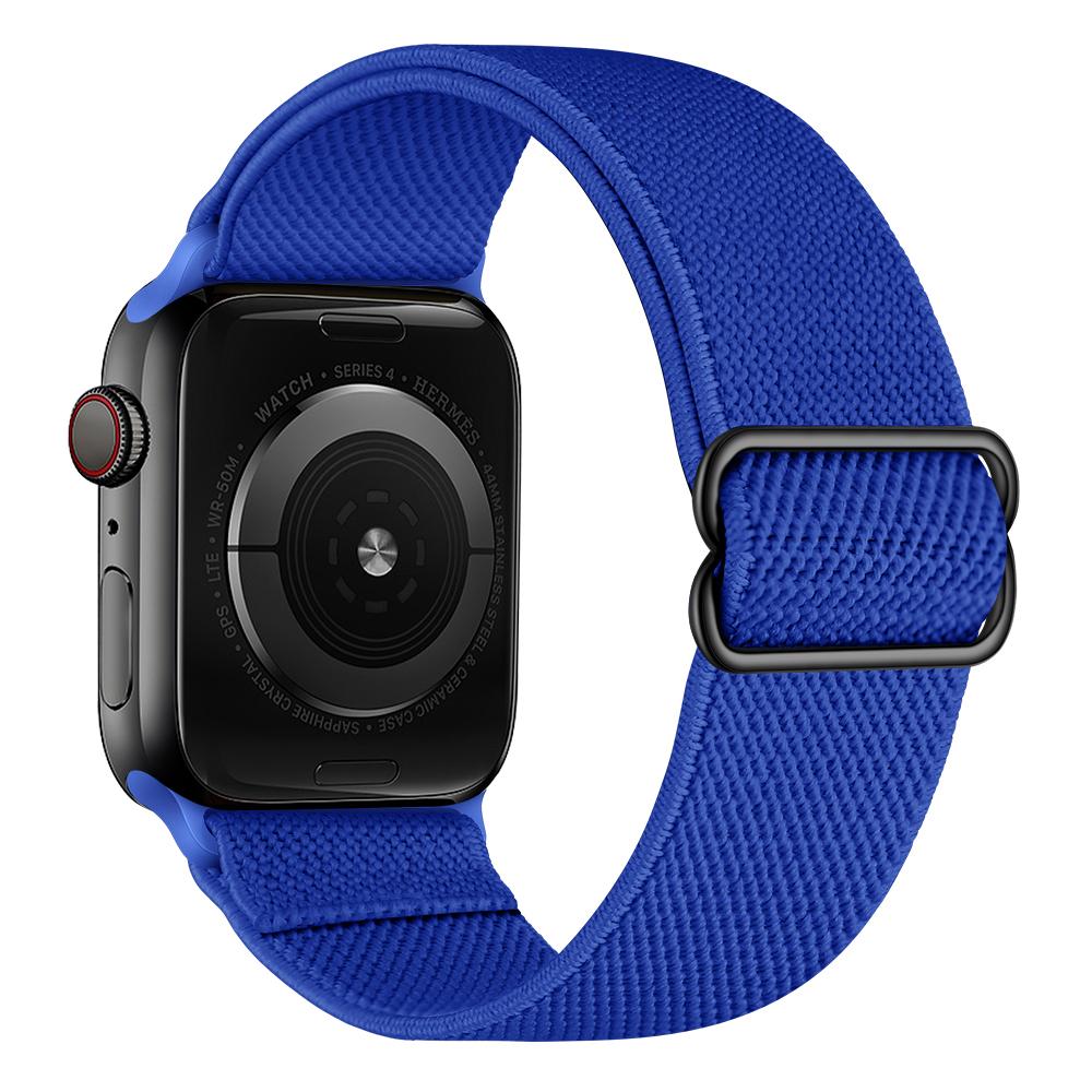 Verstellbares gewebtes Polyester-Uhrenarmband Ersatz für Apple Watch Serie 10 9 8 7 SE 6 5 4 3 2 1 42mm 41mm 40mm 38mm