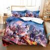 Assault Lily Bouquet Bedding Set Single Twin Full Queen King Size Bed Set Adult Kid Bedroom Duvet Cover Sets Anime Bed Sheet Set