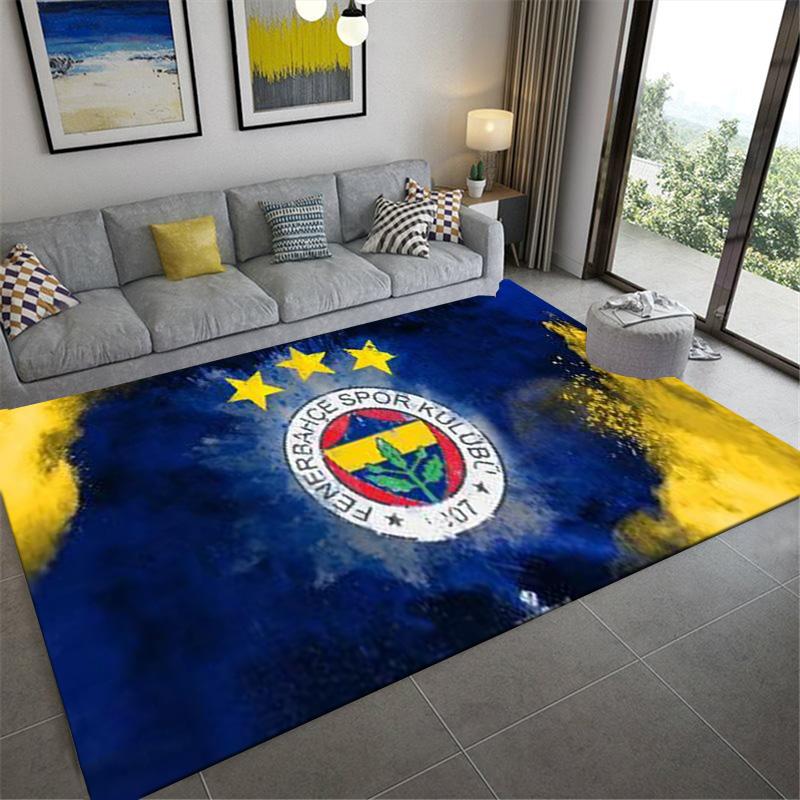 Fenerbahce sk Carpet Rug for Living Room Bedroom Home Sofa Decoration,Kids play Non-slip Floor Mat