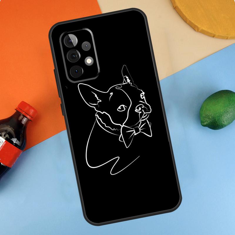 Cute French Bulldog Case For Samsung Galaxy A36 A56 A26 A16 A06 A54 A34 A14 A12 A22 A32 A52 A13 A53 A15 A35 A55 Samsung A13 4G