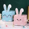 10pcs Sophisticated Easter Rabbit Ears Cardboard Gift Boxes Candy Holders For Holiday Cookie And School Party Supplies