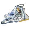 2024 New Style Mulberry Silk Scarf 70 - Fangcaodu Small Square Summer Shawl 