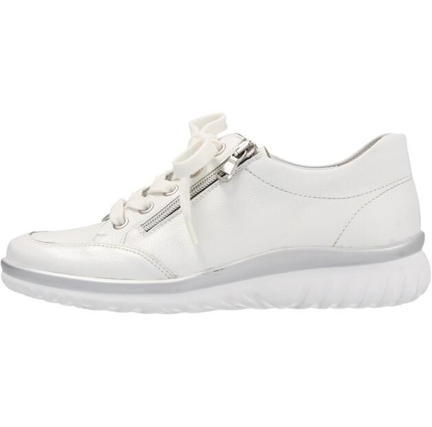 

Женские полуботинки Semler Lena sneaker белые wide