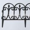 European-Style Plastic Garden Fence - Insertable Pastoral Picket Enclosure