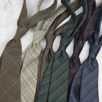 Camicia da uomo a righe di cotone business casual di alta qualità, professionale, bella, casual, 8 cm, abito e cravatta