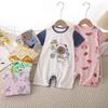 Baby Summer Cotton Romper - Short-Sleeved Onesie for Newborn Girls and Boys