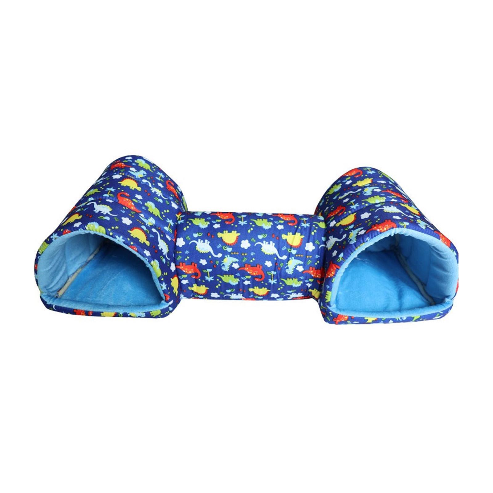 

Кровать-туннель для хомяка, игрушка-туннель для кроликов, мягкая пещера-домик для хомяка, морских свинок, песчанок, моляров, кровать-игрушка A