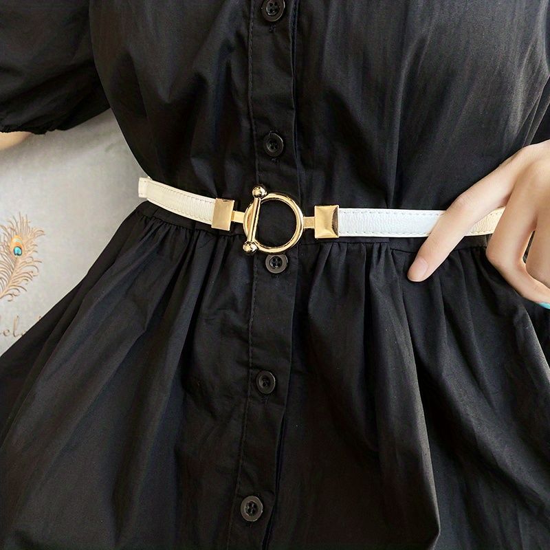 Contemporary Womens Summer Dress Accessories Pu Waist Belt In Various Elegant Shades
