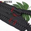 1/2M Meetee 30# Extra Large Resin Zippers with Zipper Puller Slider Outdoor Tent Luggage Closure Zips Repair Sewing Accessories