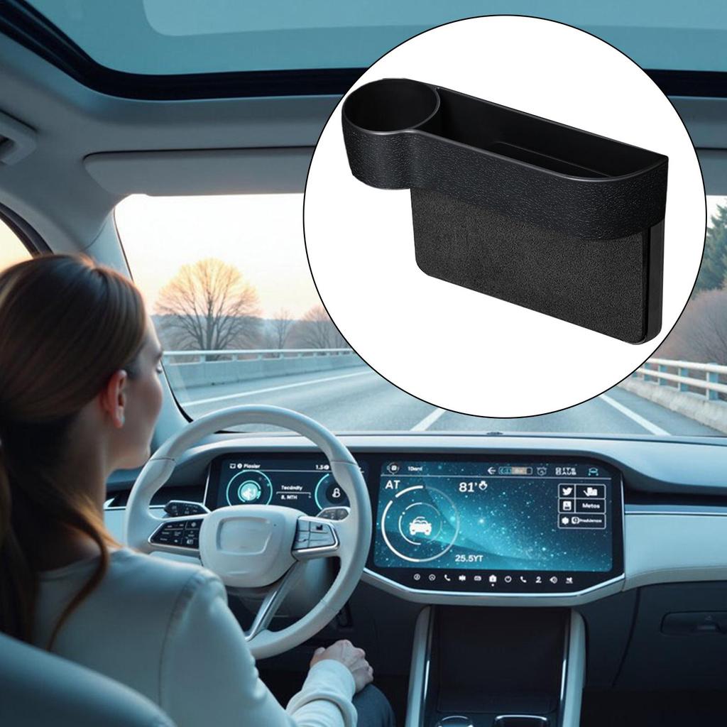 Organizer Samochodowy Szczelina Przedniego Siedzenia Organizer do Przechowywania na Siedzenie Samochodowe Uchwyt na Kubek Skórzane Akcesoria Samochodowe Na Portfel Telefon Klucze Karty