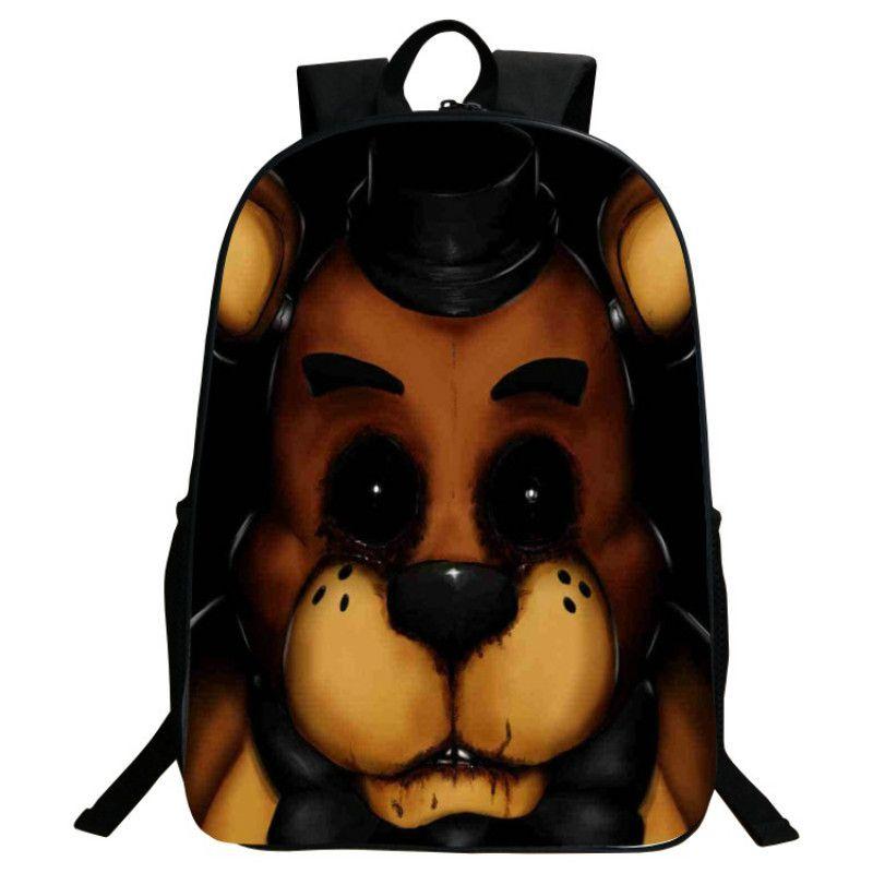 Five Nights At Freddys Backpack Freddy Chica Foxy Bonnie Fnaf Bags Shoulder