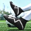 35-47 Hochwertige hochwertige Jugend-Fußballschuhe für Herren Broken Nails Herren-Schnürstiefel aus Gummi mit weichem Boden und großen Fußballschuhen