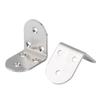 4Pcs 90 Degree Angles Brackets 3 Hole Metal Joint Fasteners Rustproof Metal Corner Brace for Cabinets Shelves Assembly