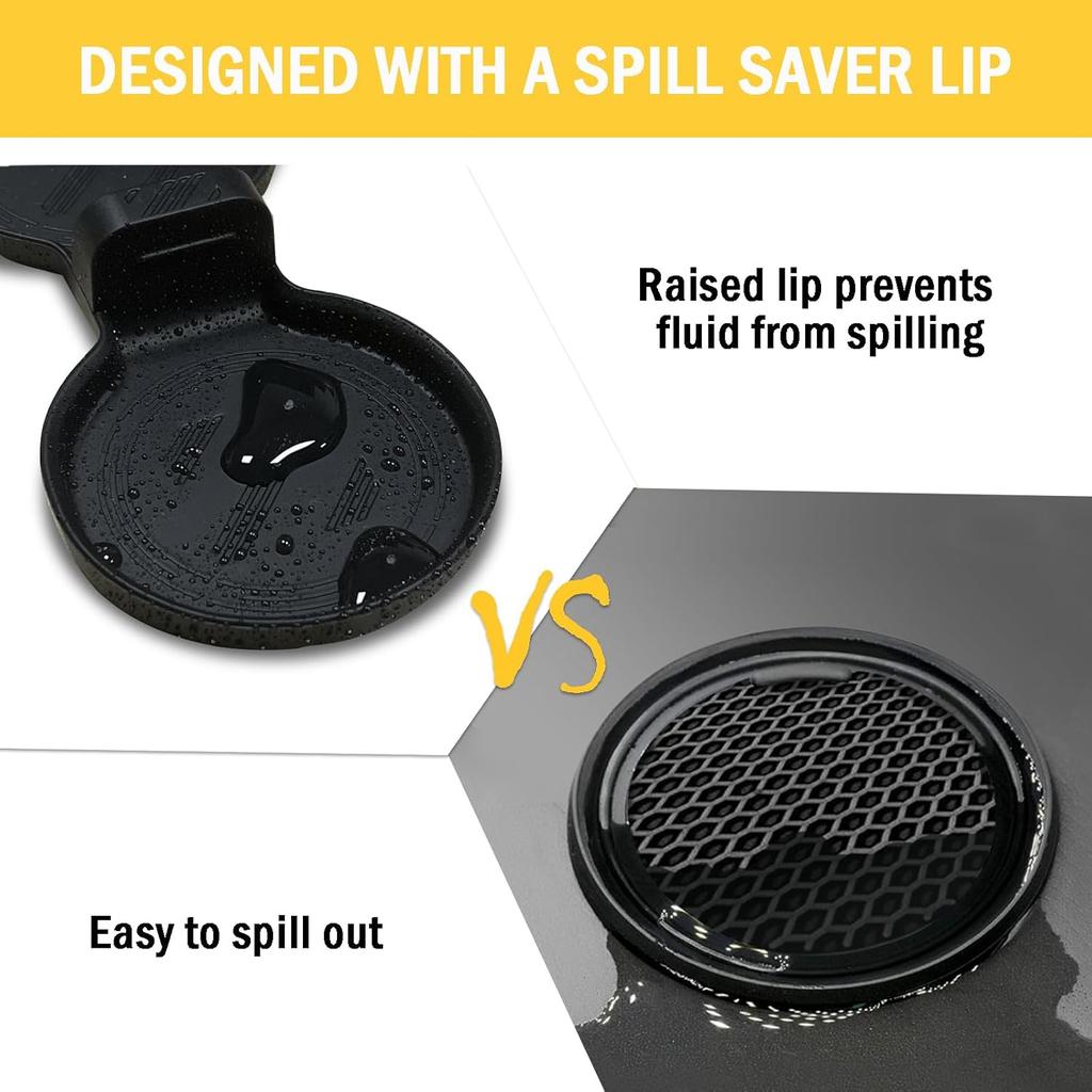 For Tesla Model 3 Y S X Cup Coasters - Model Y 2025, Model 3 2024 2025, Model S/X -2025 Non-Slip Cup Holder Ert Mat Washable & Silicone Coasters