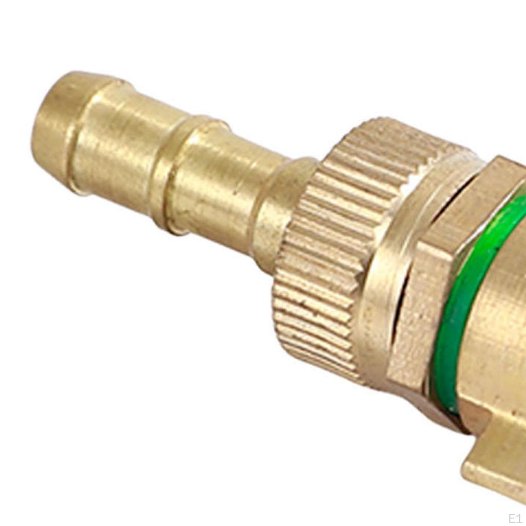 6Pcs Hose Barb Fittings, Straight Connector Coupler, Air for Gas, Water,