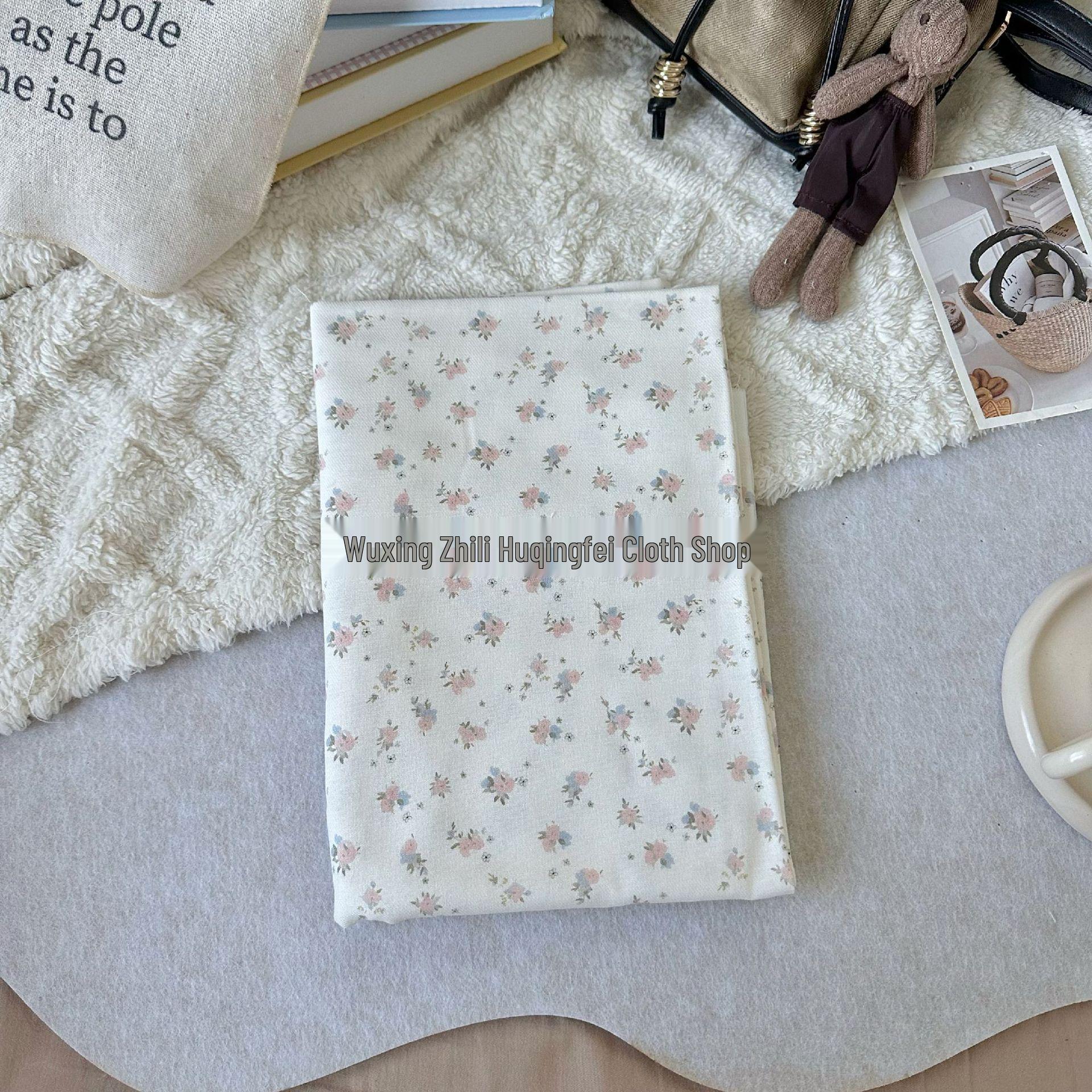 

Платья для сна из двустороннего твила хлопка с цветочным принтом в корейском стиле и сумки для женщин и детей 95 cm