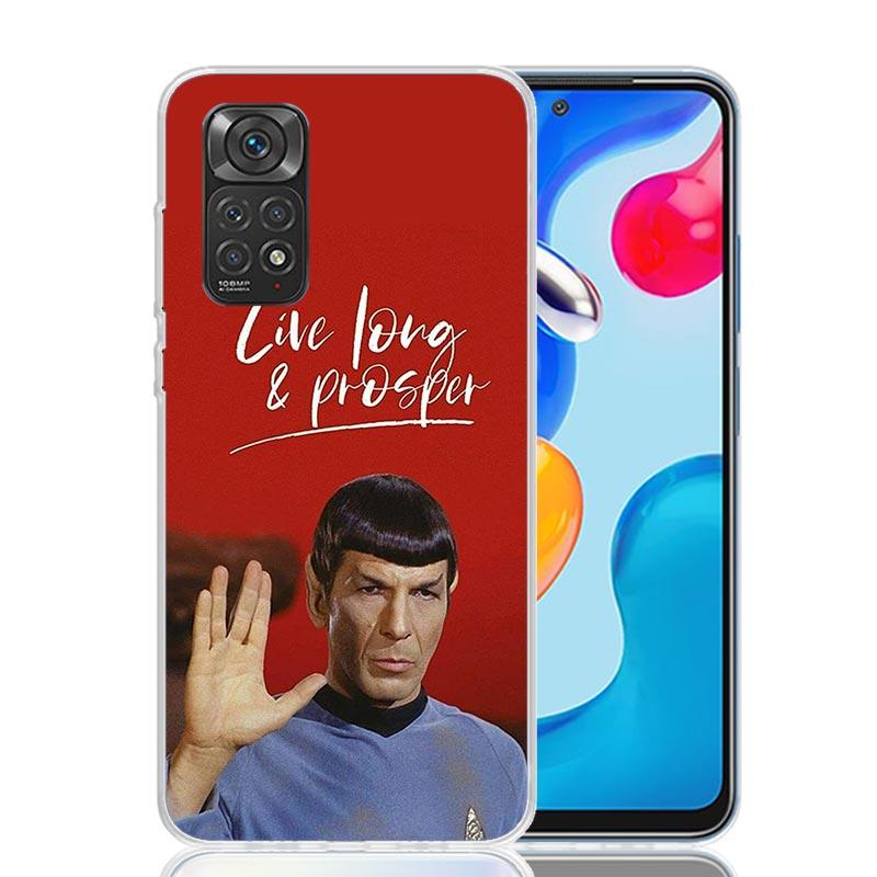 Star Movie T-Trek Phone Case For Xiaomi Redmi Note 13 14 15 Pro Plus 12S 12 14S 11S 11E 10 10S 11 11T 5G 4G Cover Coque Redmi No