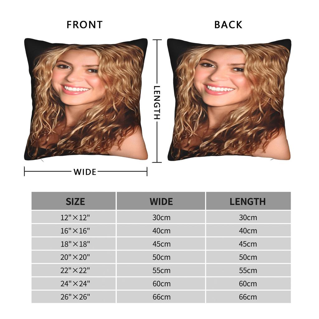 Federa per cuscino Singer S-Shakira Federa moderna per cuscino per divano, poltrona, letto, soggiorno Federe comode Regalo di compleanno