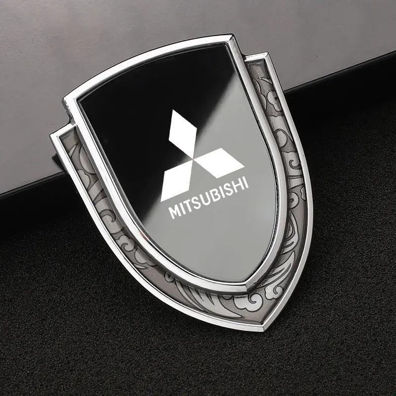 Metal Car Door Trunk Fender Decoration Shield Protective Sticker for Mitsubishi Ralliart Lancer EX Outlander Pajero ASX