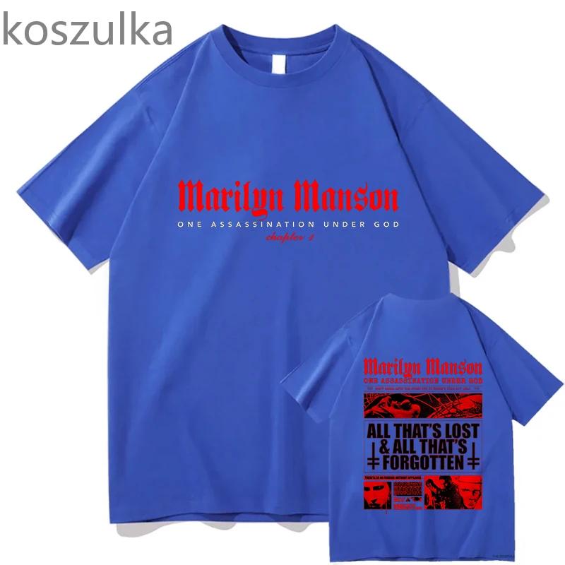 Marilyn Unisexson Tshirt Unisex Unisex Harajuku Oneck Summer Casual Pure Cotton Fashion Aesthetic Unisex Short Sleeve Streetwear Tops