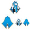 Kunon The Sorcerer Can See Jenie Koes Cosplay Costume With Polyester Fabric For Halloween Anime Fans