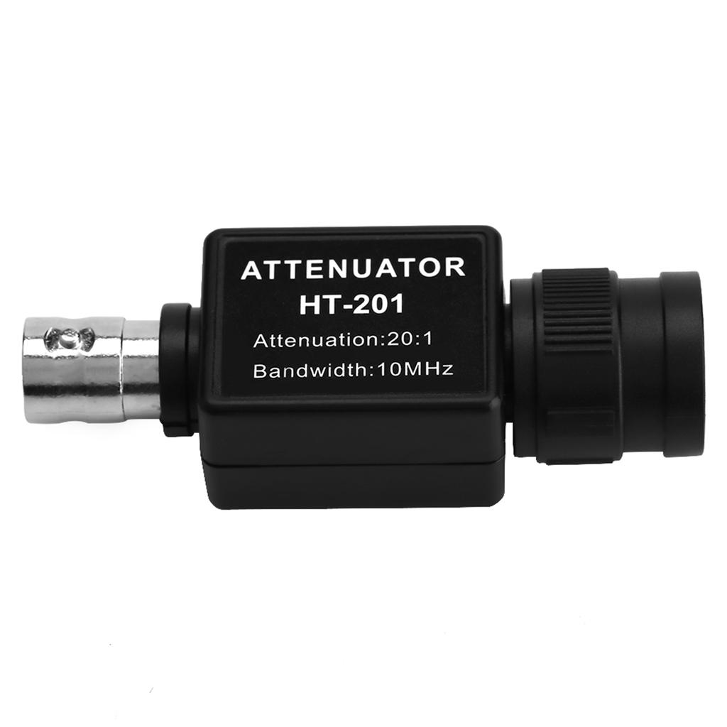HT201 Signal Attenuation 20:1 10MHz Bandwidth Passive Attenuator for Oscilloscope