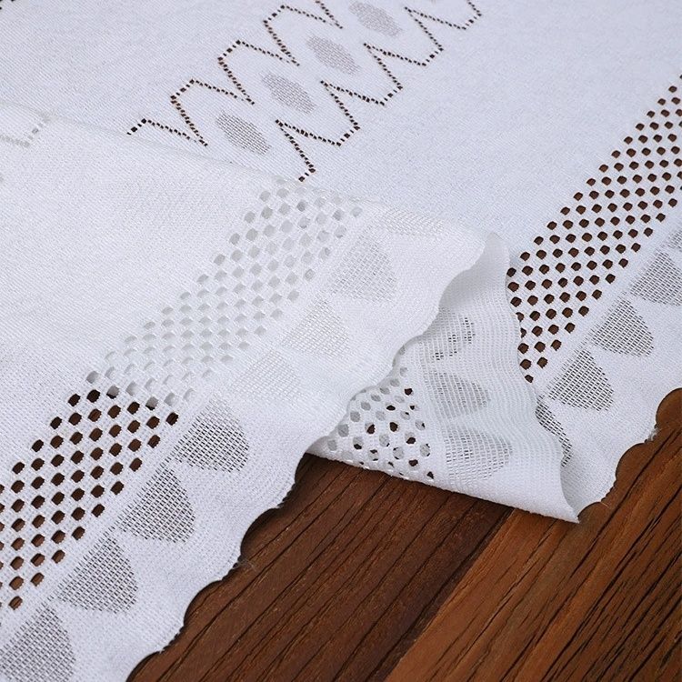 Geometric Minimalist Solid Color Table Flag with Long Hollow Tassel Tea Table TV Cabinet Cabinet Dining Table Dust Cover Cloth