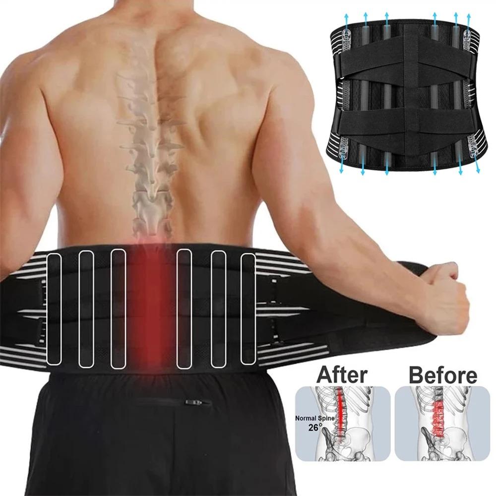 

Back Waist Lumbar Support Belt Orthopedic Brace Posture Men Women Corset Spine Decompression For Waist Traine Tighten Abdomen XXL