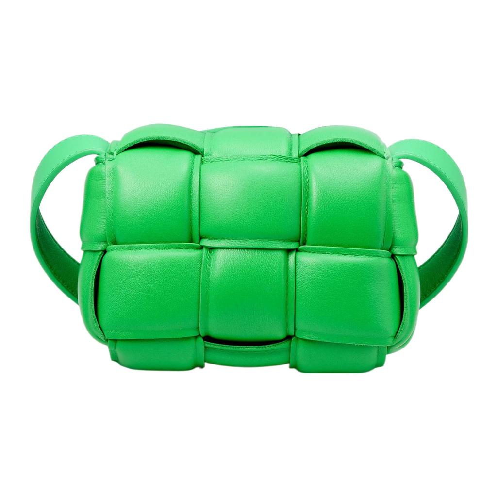 Bottega Veneta CASSETTE Sheepskin Shoulder Bag, Crossbody Bag Regular Women's Green 716648VCQR13724
