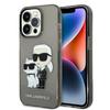 Etui Do iPhone 14 Pro Max Karl Lagerfeld Glitter Karl&Choupette Czarne