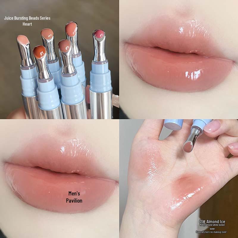 

Cappuvini Mirror Shine Lip Gloss: Nude Whitening Essence for Party & Student Looks