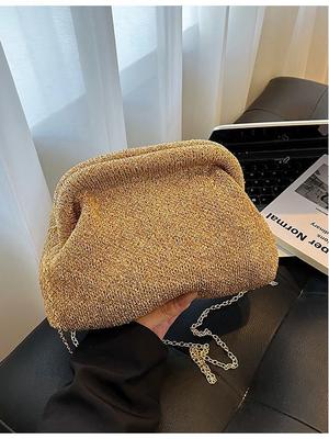 Sac Nuage Pailleté pour Femme Grande Capacité Polyvalent: Sac à bandoulière et porté croisé brillant pour les mariages