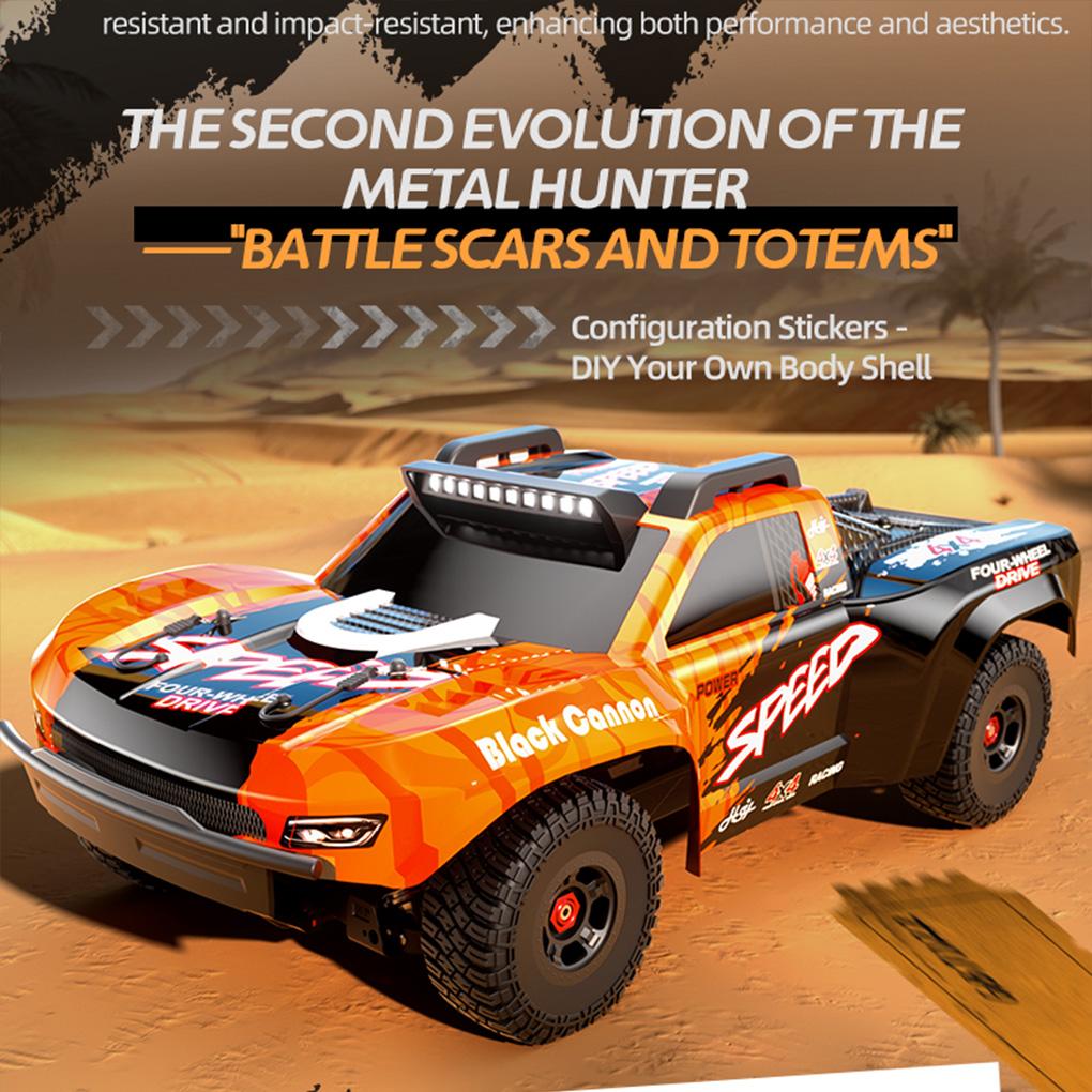 2025 JJRC C8822 1: 8 2.4g Brushless 80-90km/H Super Large Four-Wheel Drive High-Speed Short Truck Off-Road Vehicle Toys Gift Car